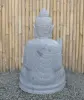  Product image 6 of the product “Seated Buddha made of Riverstone in Abhaya Position - gesture of fearlessness, H. 83cm. ”